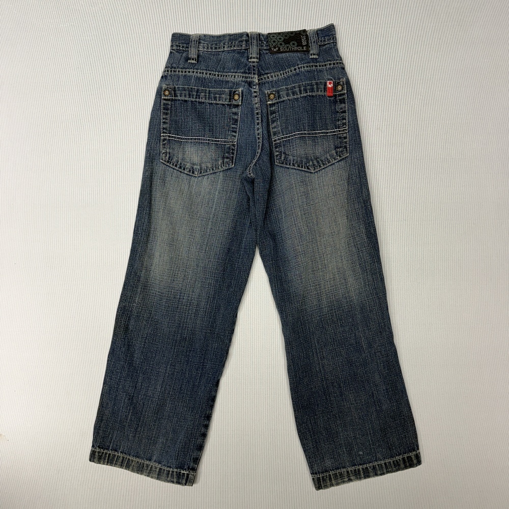 Southpole Jeans Kids 8 Blue Medium Wash Straight Leg Denim 5-Pocket Casual Pants